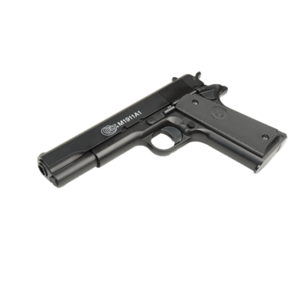 Pistol manual Airsoft, Colt 1911 HPA Metal Slide, Cybergun