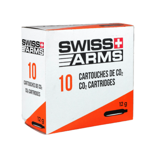 Capsule CO2 Airsoft 12 g, 10 bucati, Swiss Arms