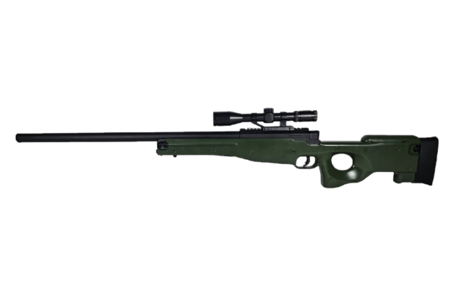 Pusca sniper Airsoft cu Luneta, Mauser SR OD, Cybergun